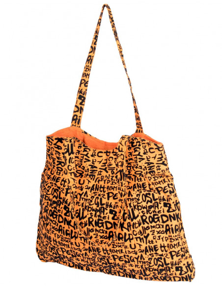 Sac noir Inscriptions