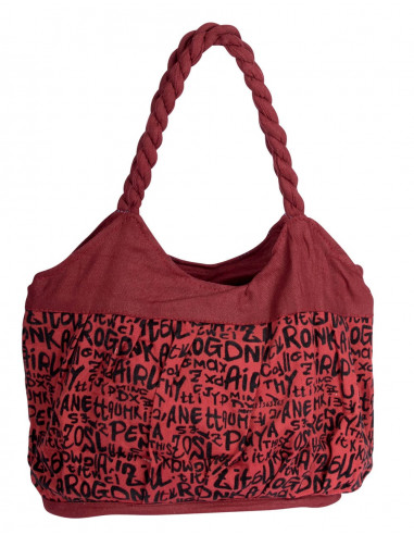 Burgunder Tasche mit Charme