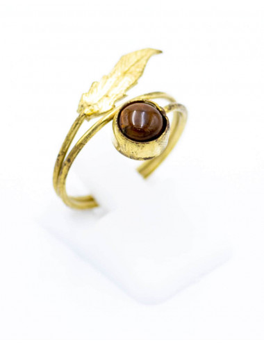 Bague Spirale avec Pierre