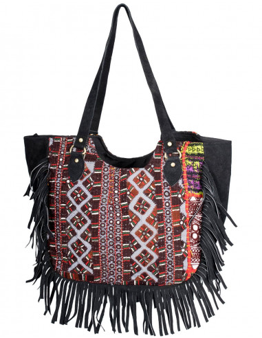 Borsa Boho con frange