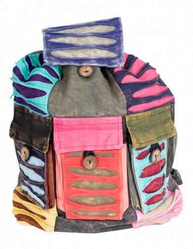 Patchwork Hippie Backpack