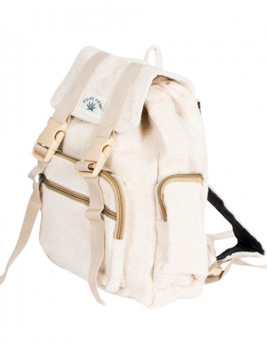 Natural Hemp Medium Backpack