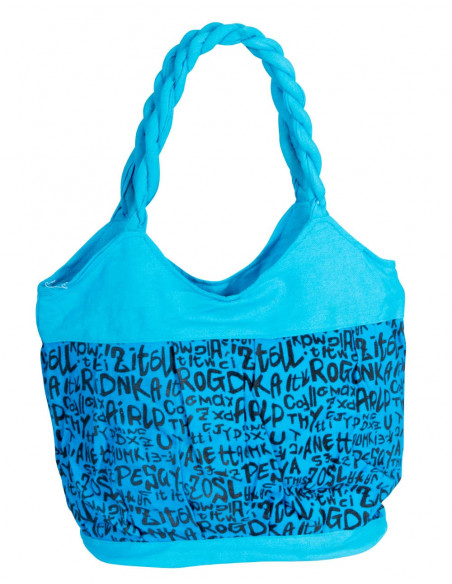 Borsa con ciondolo Celeste