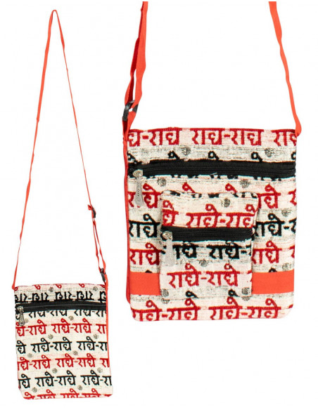 Sanskrit Inscription Shoulder Bag