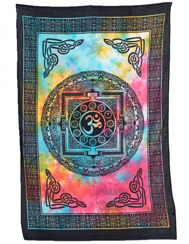 Colorful Om Tapestry