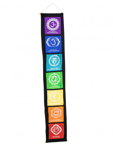 Arazzo verticale 7 chakra