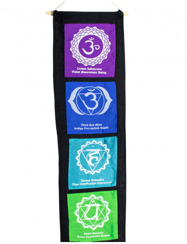 Arazzo verticale 7 chakra 2