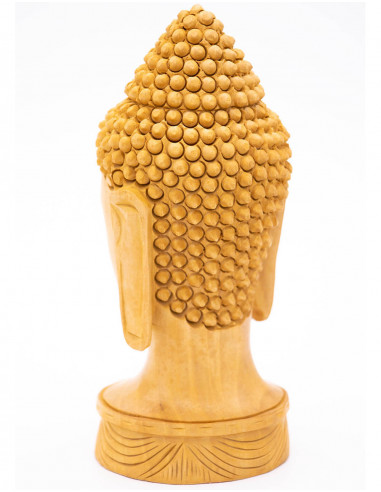 Buddha head statue