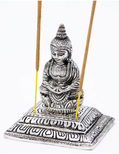 Buddha Metall Statue Räucherstäbchenhalter