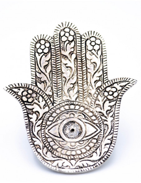 Porte-encens métallique Fatima Hand
