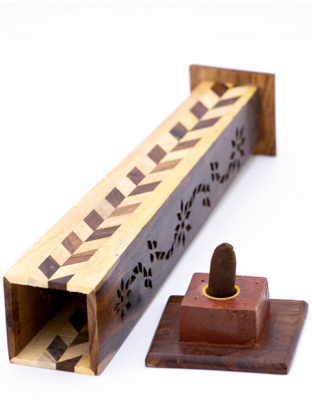 Porte-encens Wood Tower