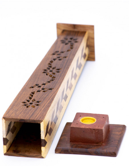 Porte-encens Wood Tower