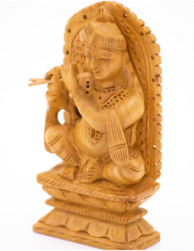 Statua scolpita di Krishna