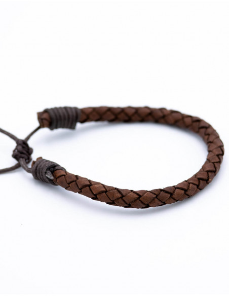 Pulseira Simples de Couro Simil