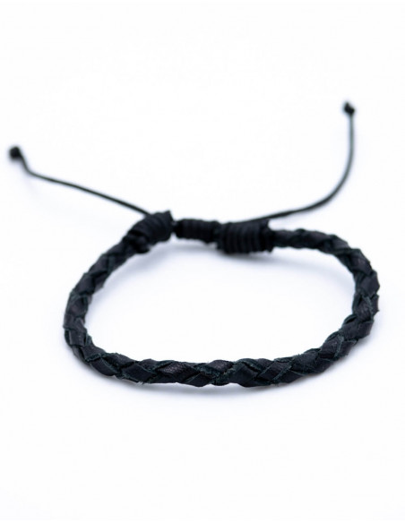 Pulseira Simples de Couro Simil