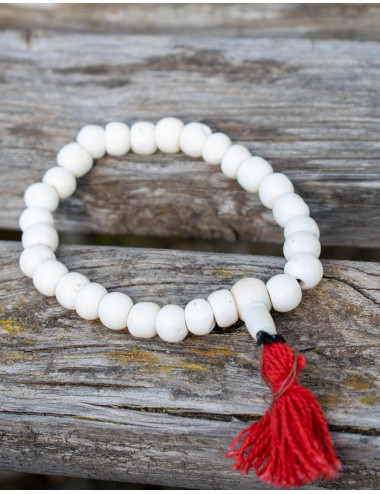 Mala-Knochen-Armband