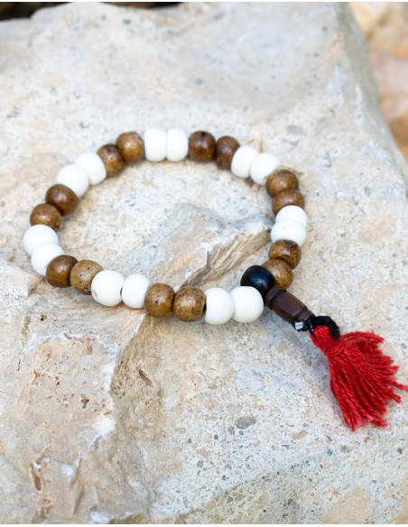 Pulseira de osso tibetana