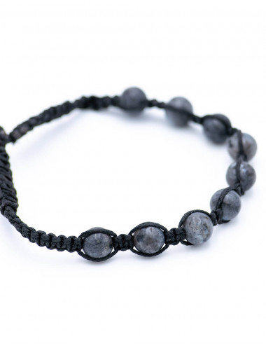 Pulseira de macramê com...