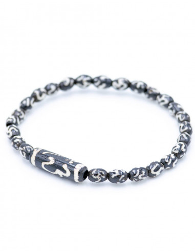 Bracciale unisex in osso fine