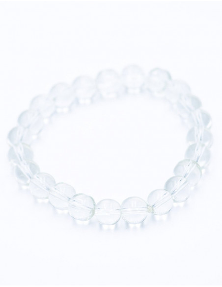 Elastic Stone Quartz Crystal Bracelet
