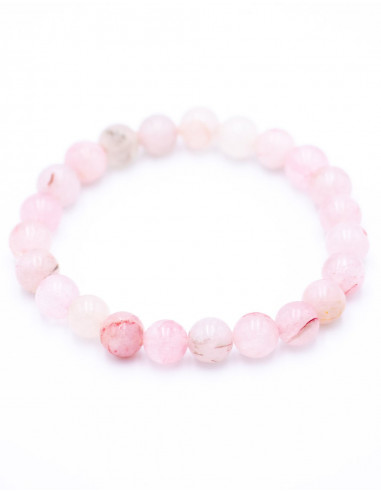 Rose Quartz Mineral Stone Bracelet