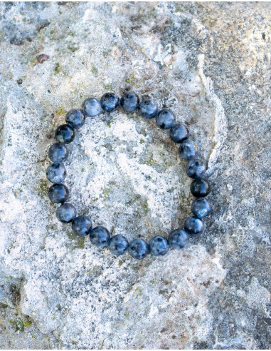 Bracelet en labradorite naturelle