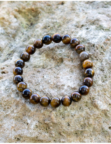 Tigerauge Amulett Armband