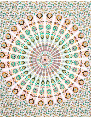 Manta Mandala Multicolorida 2
