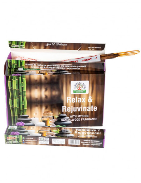 Relax & Rejuvinate Räucherstäbchen - Namaste India