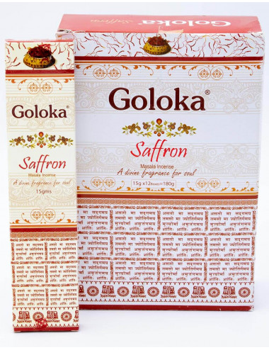 Goloka Safran Räucherstäbchen 2