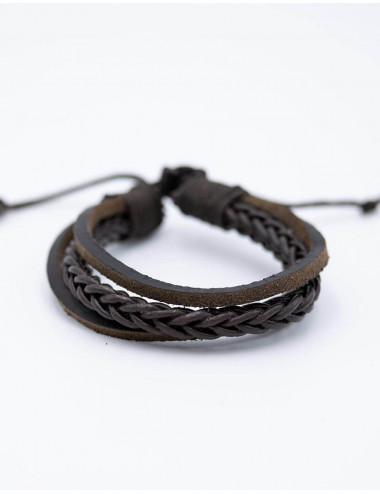 pulsera-unisex-triple-negra