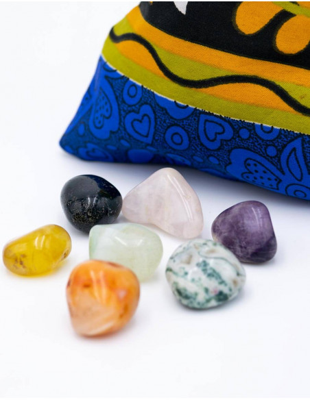 Bag with 7 Mineral Stones