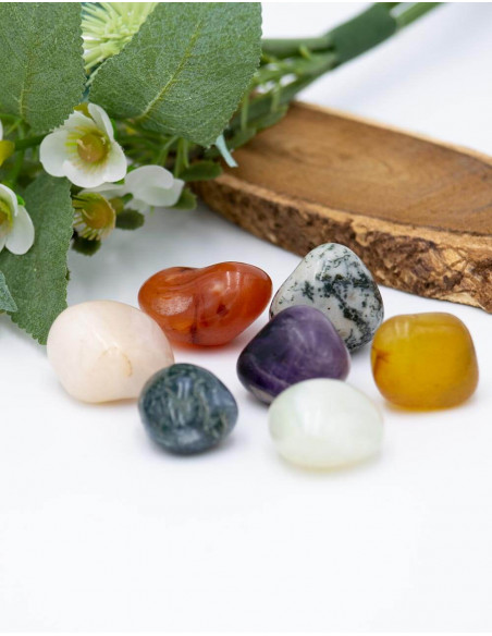 Bag with 7 Mineral Stones