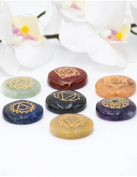 Borsa con 7 Pietre Chakra