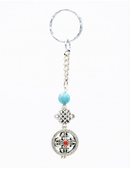 Porte-clés Dharma tibétain
