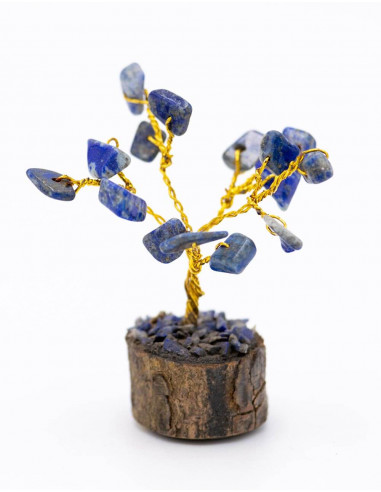 Dekorativer Baum aus Lapislazuli-Mineral