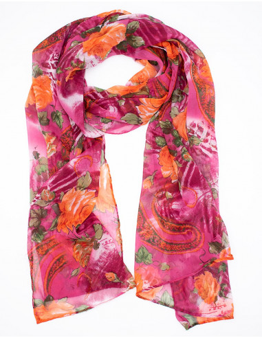 lenço estampado