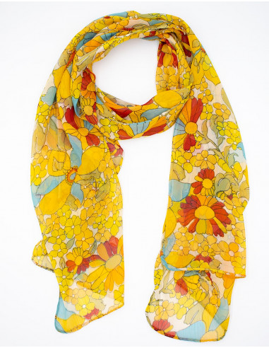 Cachecol Feminino de Chiffon