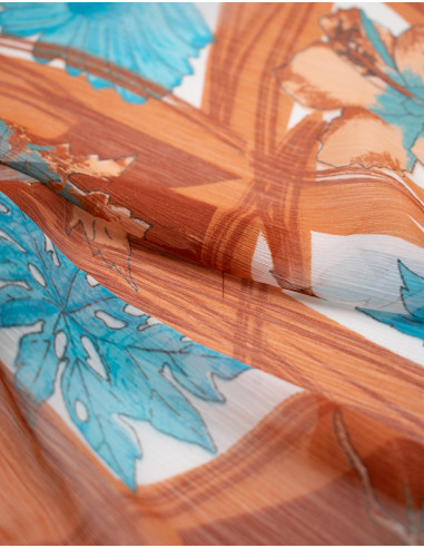 Autumn Chiffon Scarf