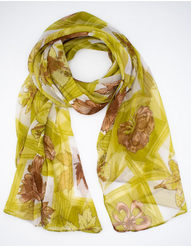 Herbst-Chiffon-Schal