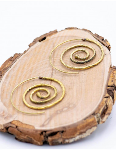 Brincos pendentes circulares