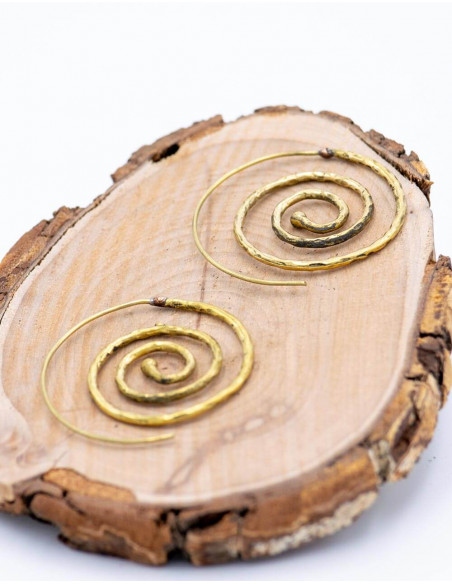 Runde baumelnde Ohrringe