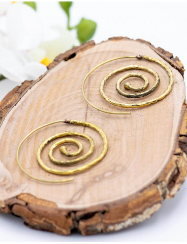 Brincos pendentes circulares
