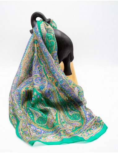 Rectangular Silk Scarf