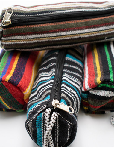 Gestreiftes zylindrisches Gehäuse