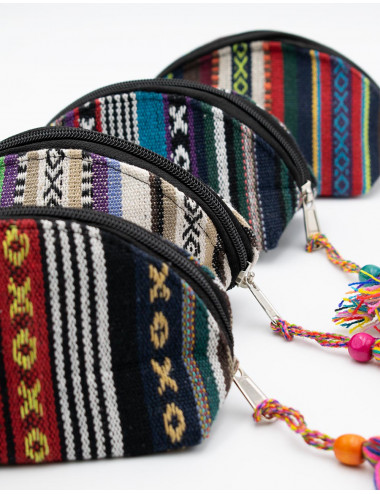 Gestreifte Kulturtasche