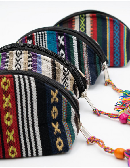 Striped Toiletry Bag