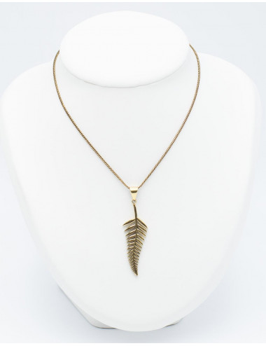 Geschnitzter Blatt-Anhänger