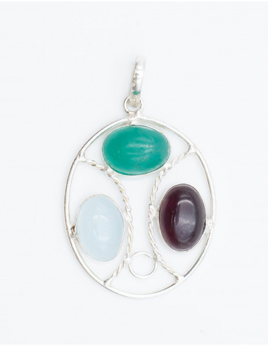 Anhänger mit drei Steinen