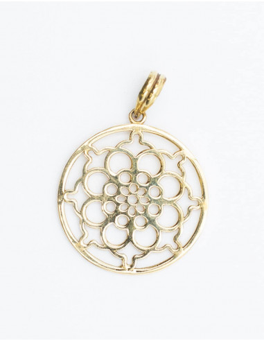 Pendentif doré ajouré